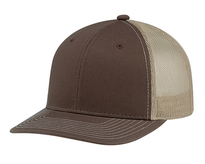 AJM International Deluxe Chino Twill / Polyester Mesh Cap - 8E019M