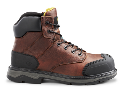 Men's Terra Patton 6" Aluminum Toe Safety Work Boot - 4NS6BK/4NS6BN