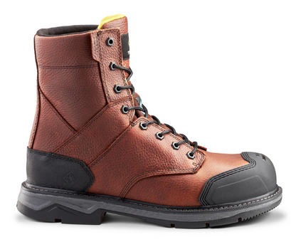 Men's Terra Patton 8" Aluminum Toe Safety Work Boot - 4NS5BK/4NS5BN