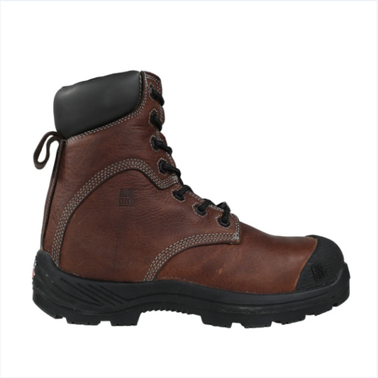 Big Bill® Traction 360 Waterproof Metal Free 8" Work Boots - Brown - BB6530