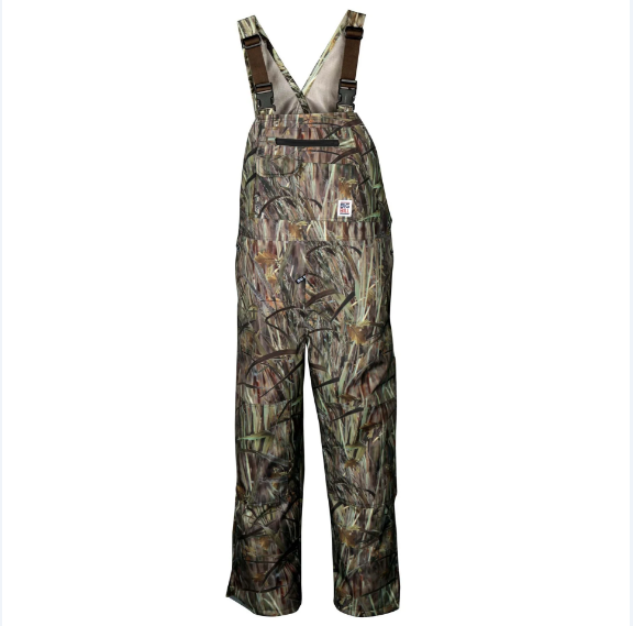 BIG BILL® Camo Water Repellent Bib - Cattail Camo - 1894