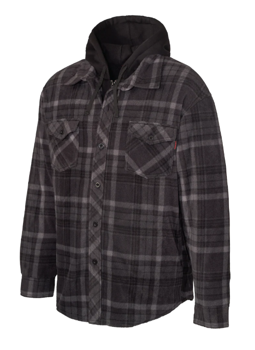 TOUGH DUCK SHERPA-LINED FLEECE JAC-SHIRT - WS16