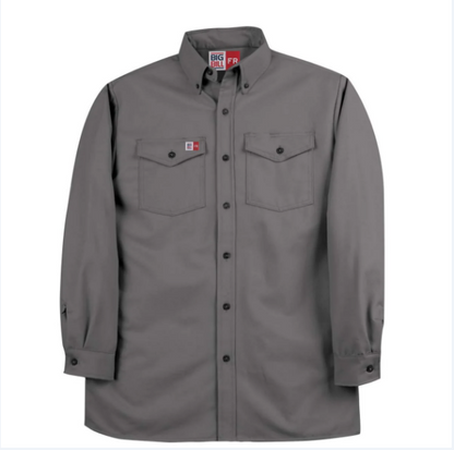 Big Bill® Flame Resistant Button-Down Industrial Work Shirt - 147BDUS7