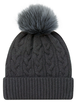Acrylic - Cuff Toque (Faux Fur Pom Pom 12cm, Women’s) - 9L594L