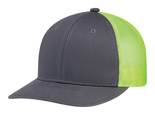 AJM International Deluxe Chino Twill / Polyester Mesh Cap - 8E019M