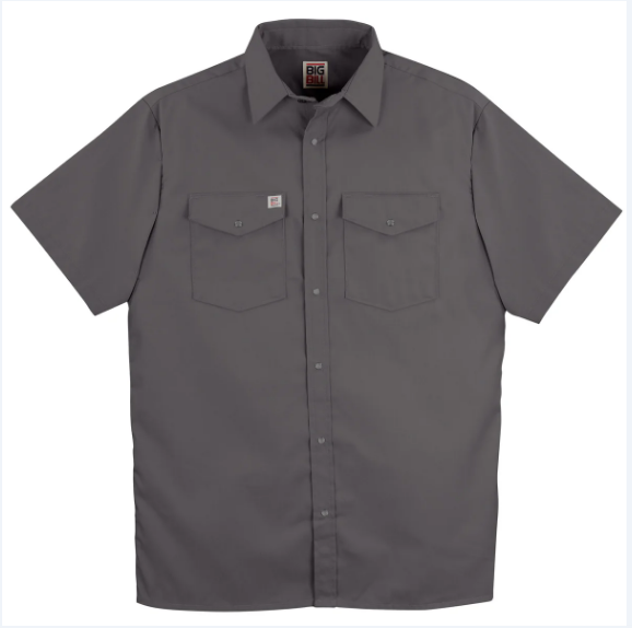 BIG BILL® Premium Short-Sleeve Snap Front Work Shirt - 237