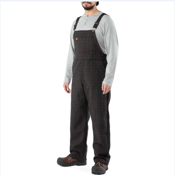 BIG BILL® 100% Wool Woodman's Bib - Charcoal - 190