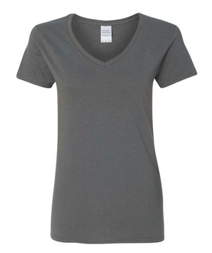 Gildan Women's Heavy Cotton™ V-Neck T-Shirt - 5V00L