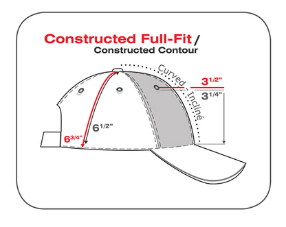 AJM International Polyester Rip Stop / Polyester Rip Stop Mesh Cap - 1B270M