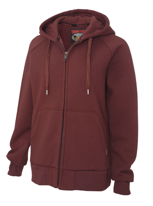 TOUGH DUCK WOMEN’S FLEECE ZIP HOODIE - WJ36