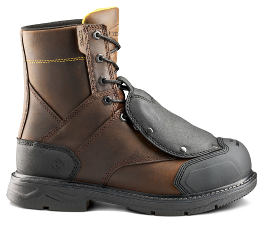 Men's Terra Patton 8" Aluminum Toe Safety Work Boot with External Met Guard - 1314DB