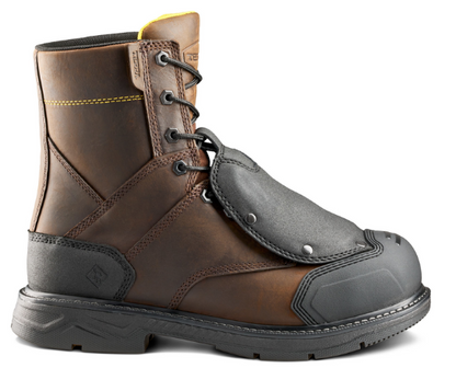 Men's Terra Patton 8" Aluminum Toe Safety Work Boot with External Met Guard - 1314DB