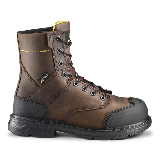 Men's Terra Patton 8" Aluminum Toe Safety Work Boot with Internal Met Guard - 839KDB
