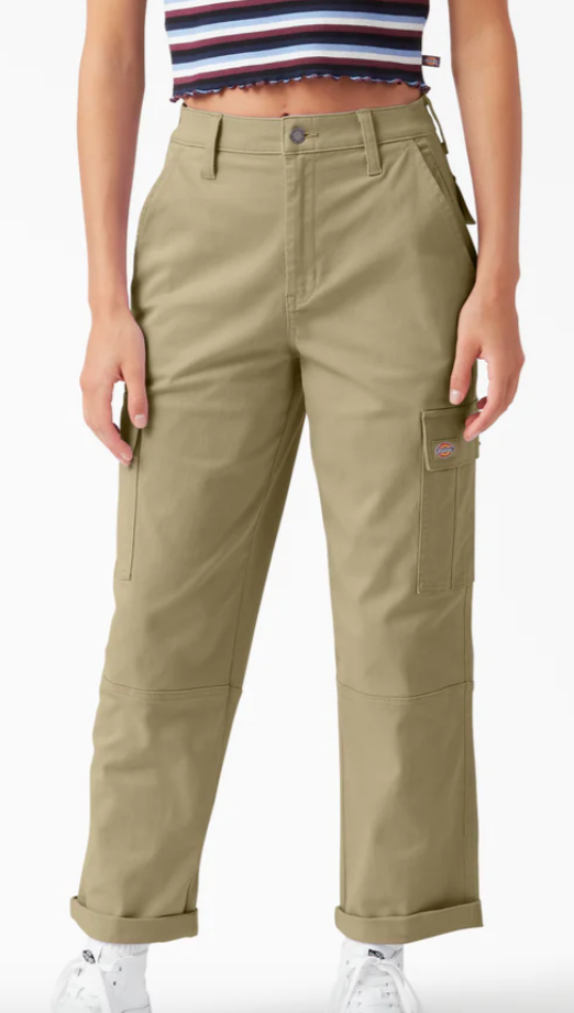 Dickies Women's Relaxed Fit Cropped Cargo Pants