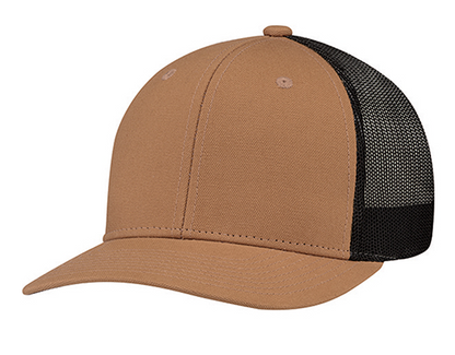 AJM International Duck Canvas / Polyester Mesh Cap - 8D017M