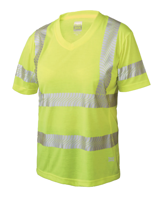 TOUGH DUCK WOMEN'S POLYESTER JERSEY SHORT SLEEVE SAFETY T-SHIRT - ST23