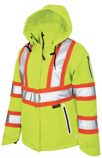 TOUGH DUCK WOMEN’S INSULATED TOUGH FLEX SAFETY JACKET - SJ41