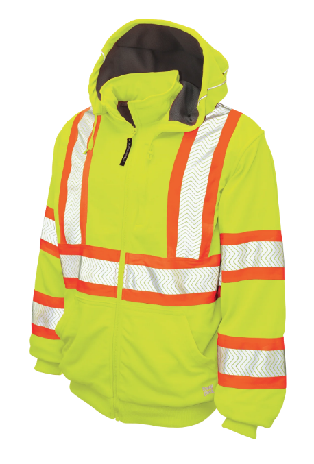 TOUGH DUCK FLEECE THERMAL-LINED SAFETY HOODIE - SJ16