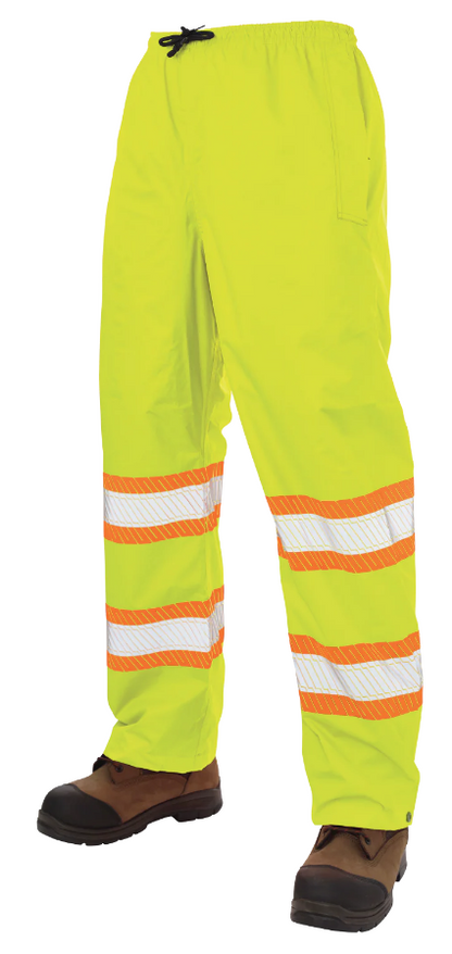 TOUGH DUCK PULL-ON RIPSTOP PACKABLE SAFETY RAIN PANT - SP02