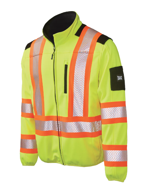 TOUGH DUCK ZIP FRONT FLEECE SAFETY JACKET - SJ49