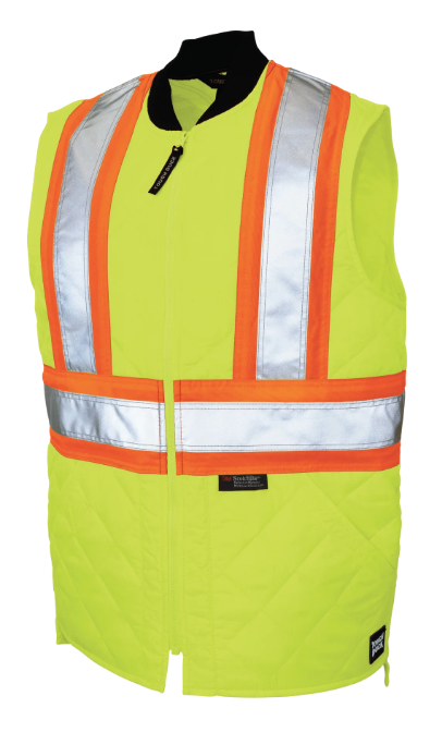 TOUGH DUCK QUILTED SAFETY FREEZER VEST - SV05