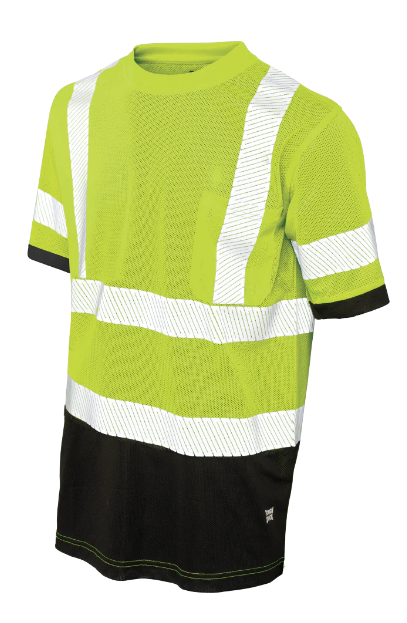 TOUGH DUCK MICRO MESH SHORT-SLEEVE SAFETY T-SHIRT WITH POCKET - ST07