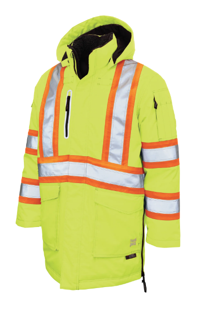 TOUGH DUCK RIPSTOP SAFETY DOWN-FILLED PARKA - SJ39