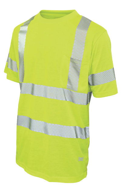 TOUGH DUCK POLYESTER JERSEY SHORT-SLEEVE SAFETY T-SHIRT - ST12