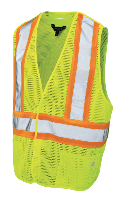 TOUGH DUCK MESH 5-POINT TEAR-AWAY SAFETY VEST - S9I0