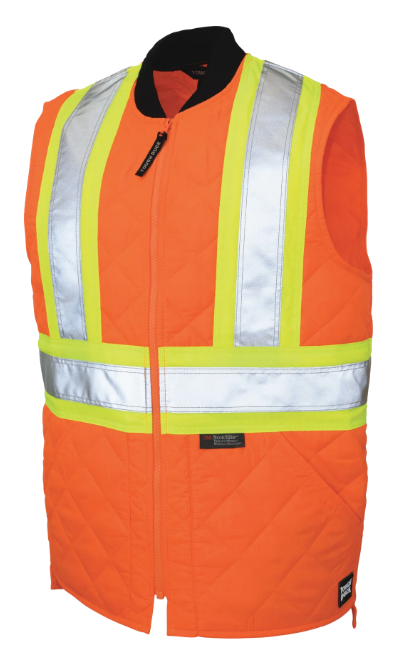TOUGH DUCK QUILTED SAFETY FREEZER VEST - SV05