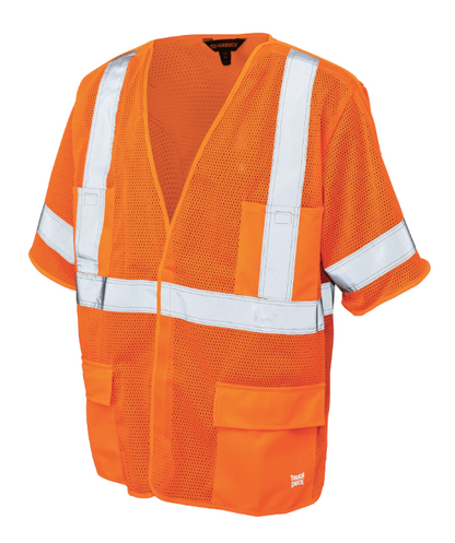 TOUGH DUCK MESH SAFETY VEST WITH SLEEVES - SV07
