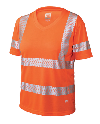 TOUGH DUCK WOMEN'S POLYESTER JERSEY SHORT SLEEVE SAFETY T-SHIRT - ST23
