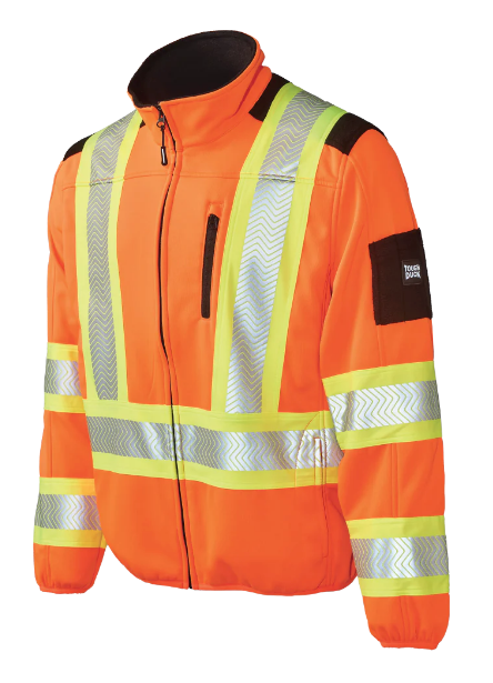 TOUGH DUCK ZIP FRONT FLEECE SAFETY JACKET - SJ49