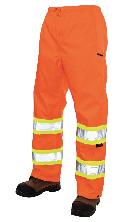 TOUGH DUCK PULL-ON RIPSTOP SAFETY RAIN PANT - S374
