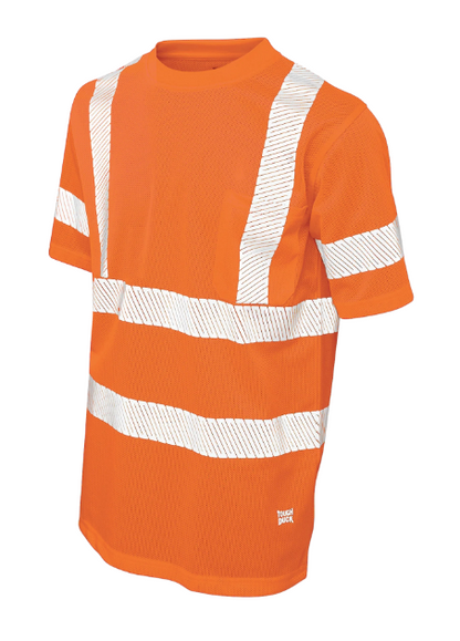 TOUGH DUCK MICRO MESH SHORT-SLEEVE SAFETY T-SHIRT WITH POCKET - ST07