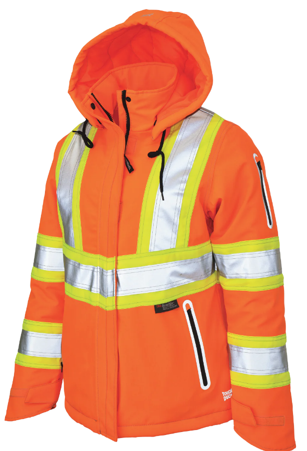 TOUGH DUCK WOMEN’S INSULATED TOUGH FLEX SAFETY JACKET - SJ41
