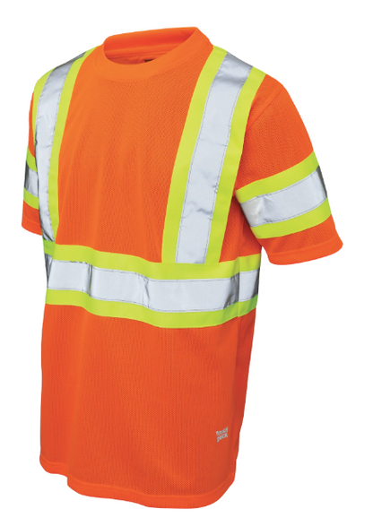 TOUGH DUCK MICRO MESH SHORT-SLEEVE SAFETY T- SHIRT - ST09