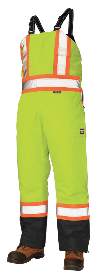 TOUGH DUCK POLY OXFORD INSULATED SAFETY BIB OVERALL -  S798
