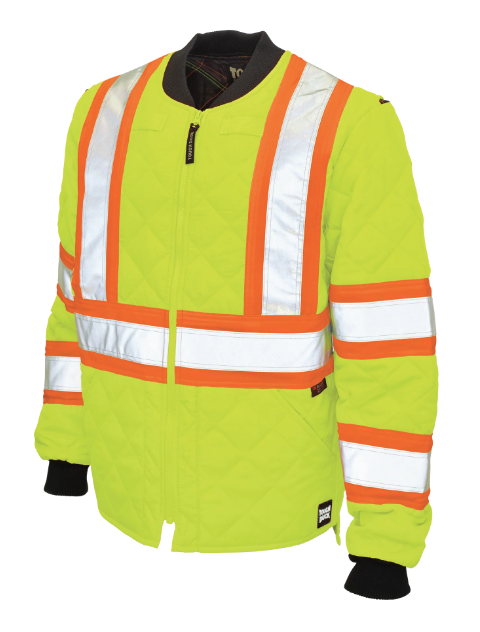 TOUGH DUCK QUILTED SAFETY FREEZER JACKET - S432
