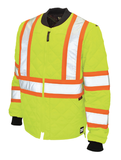 TOUGH DUCK QUILTED SAFETY FREEZER JACKET - S432