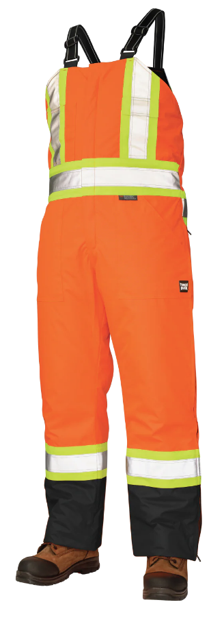 TOUGH DUCK POLY OXFORD INSULATED SAFETY BIB OVERALL -  S798