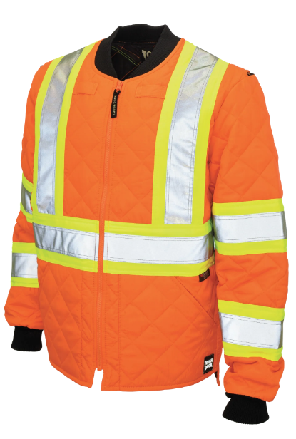 TOUGH DUCK QUILTED SAFETY FREEZER JACKET - S432