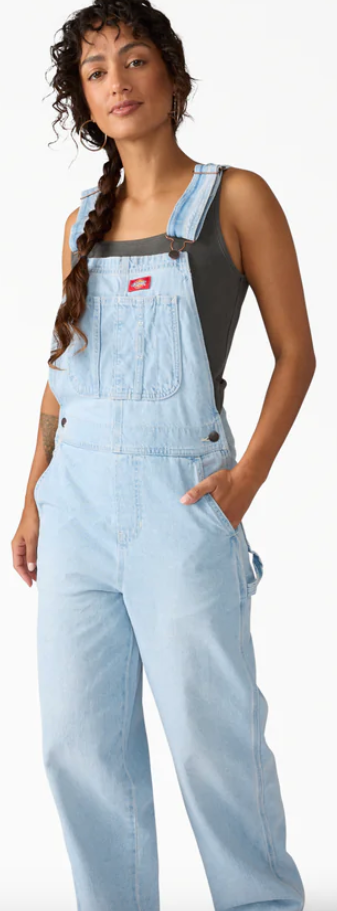 Dickies Women's Loose Denim Bib
