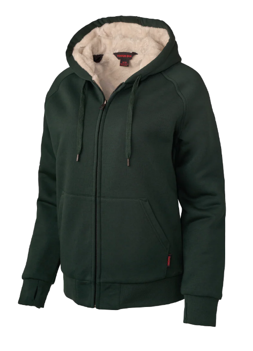 TOUGH DUCK WOMEN'S PLUSH PILE-LINED HOODIE - WJ43