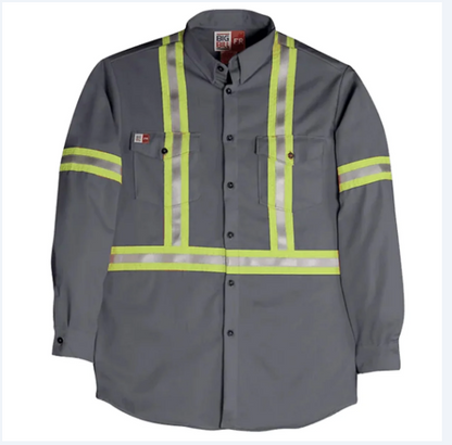 Big Bill®   Flashtrap® Ventilated Flame Resistant Shirt with Reflective Tape - 1115US7