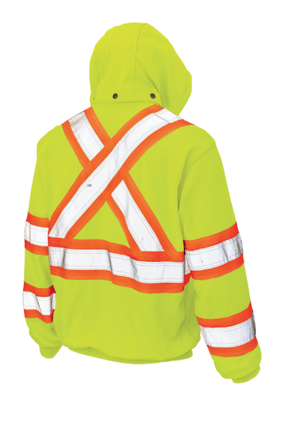 TOUGH DUCK FLEECE UNLINED SAFETY HOODIE - S494