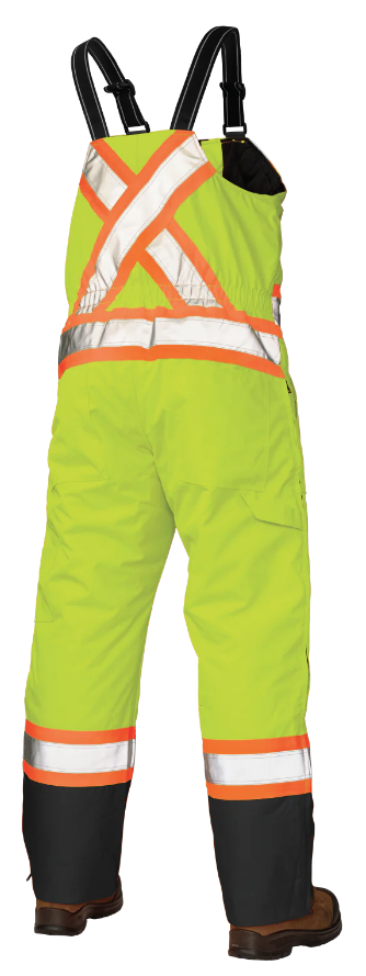 TOUGH DUCK POLY OXFORD INSULATED SAFETY BIB OVERALL -  S798