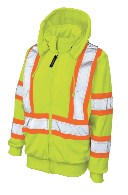 TOUGH DUCK WOMEN’S FLEECE SAFETY HOODIE - SJ42