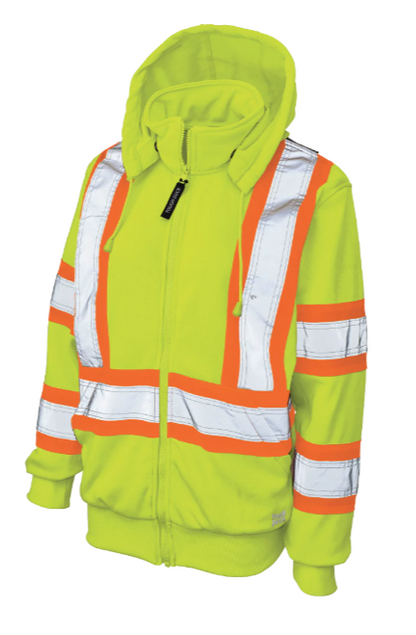 TOUGH DUCK WOMEN’S FLEECE SAFETY HOODIE - SJ42