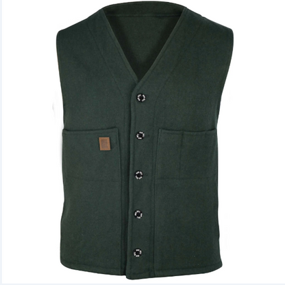 BIG BILL® Wool Outdoor Vest - Green - 624